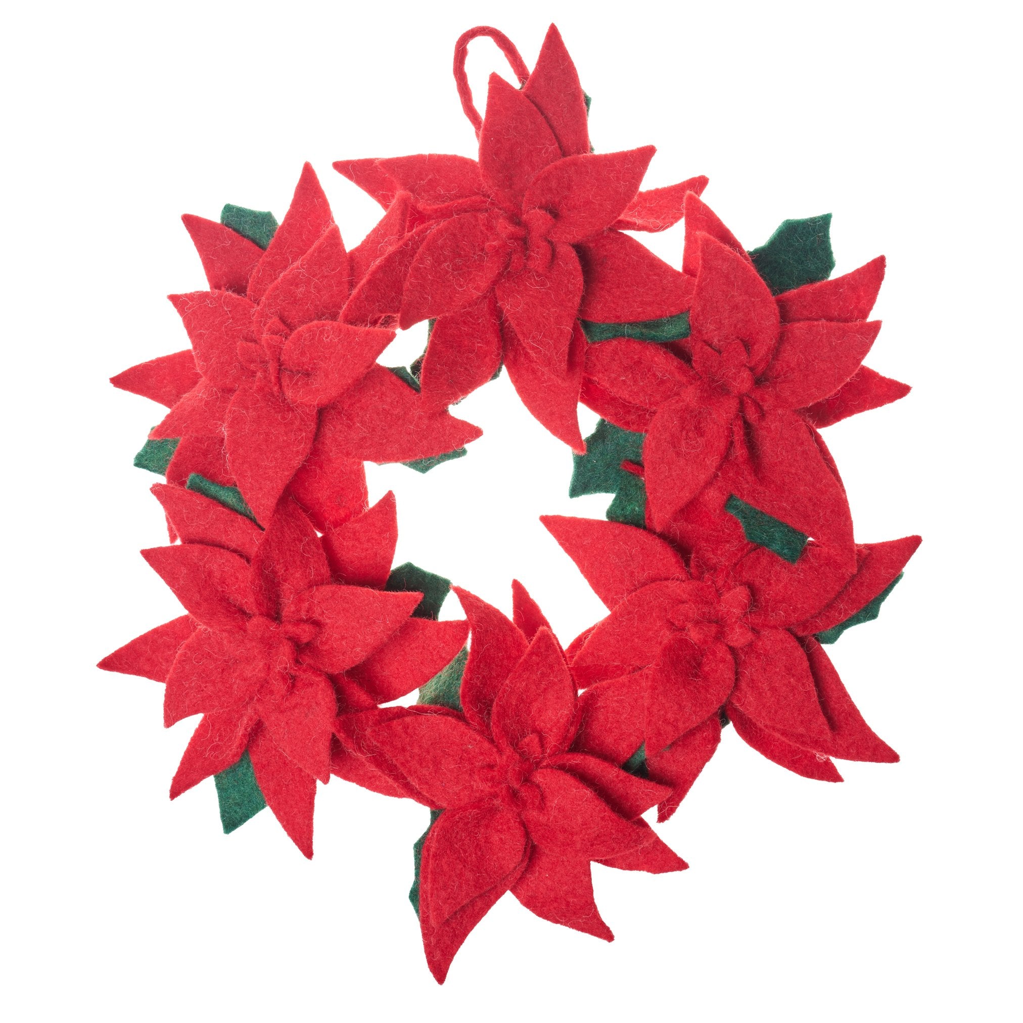 Poinsettia Wreath