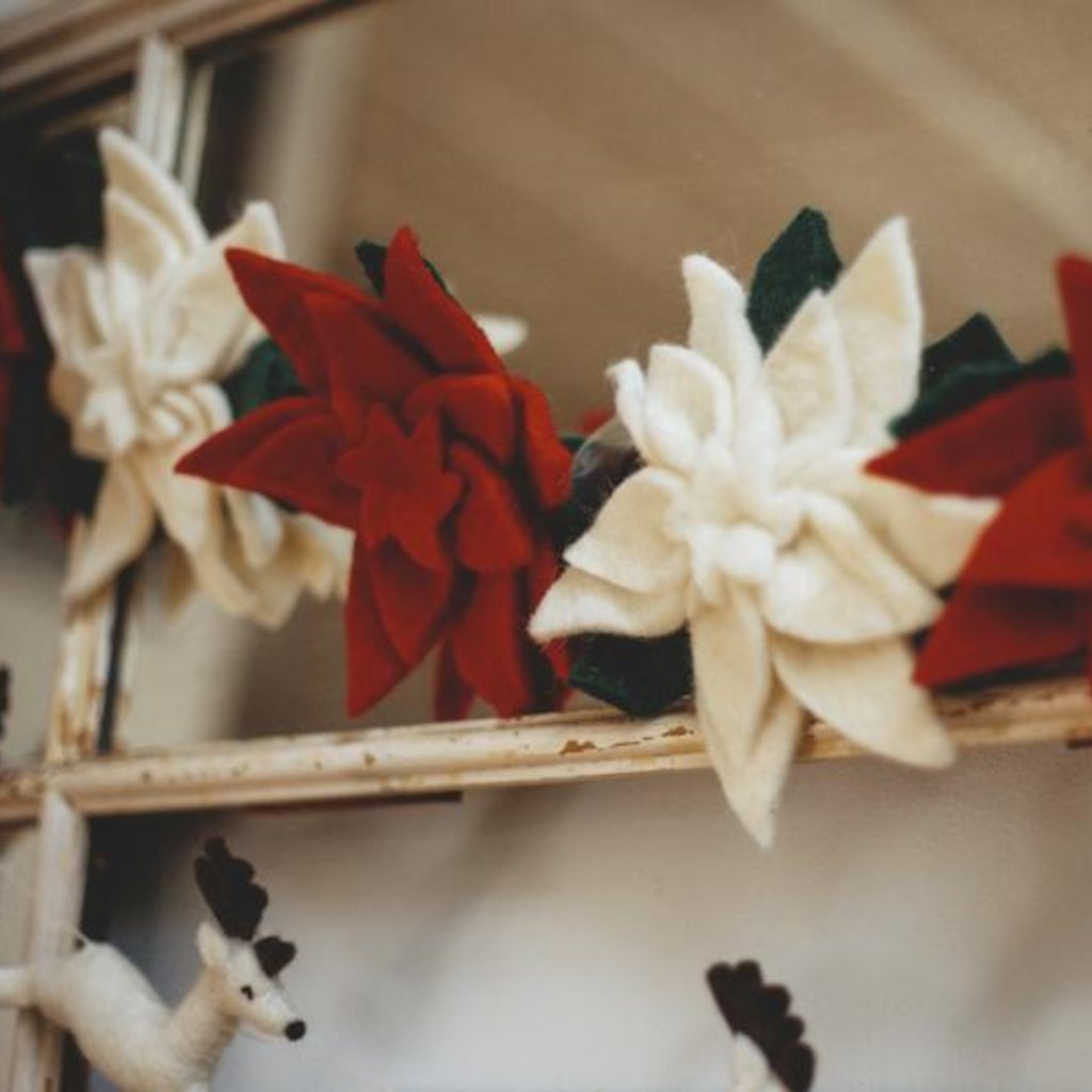 Poinsettia Garland