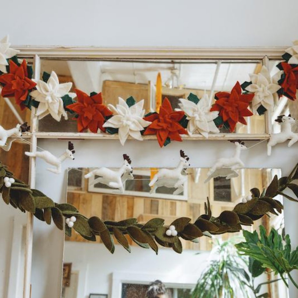 Poinsettia Garland