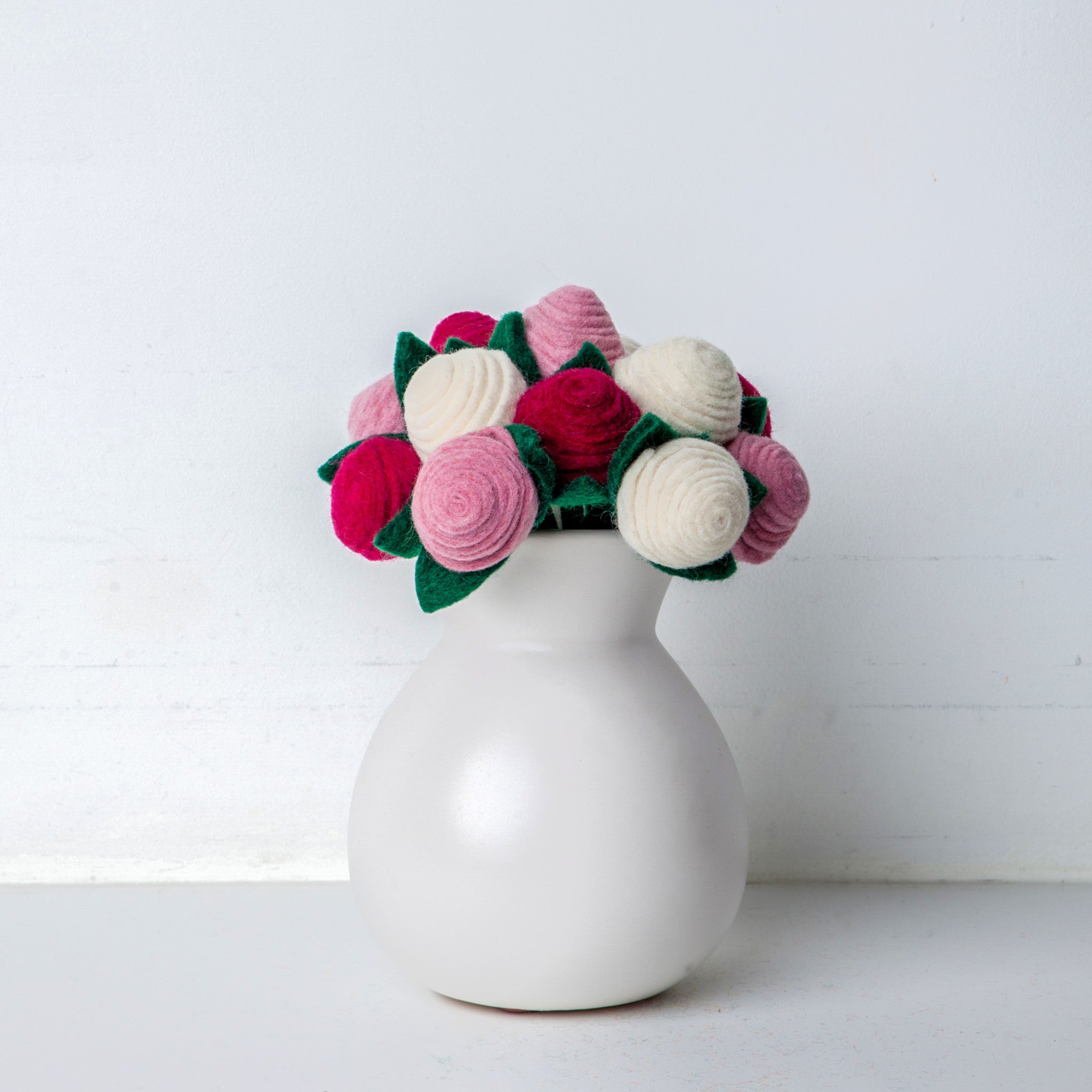 Felt Tea Roses