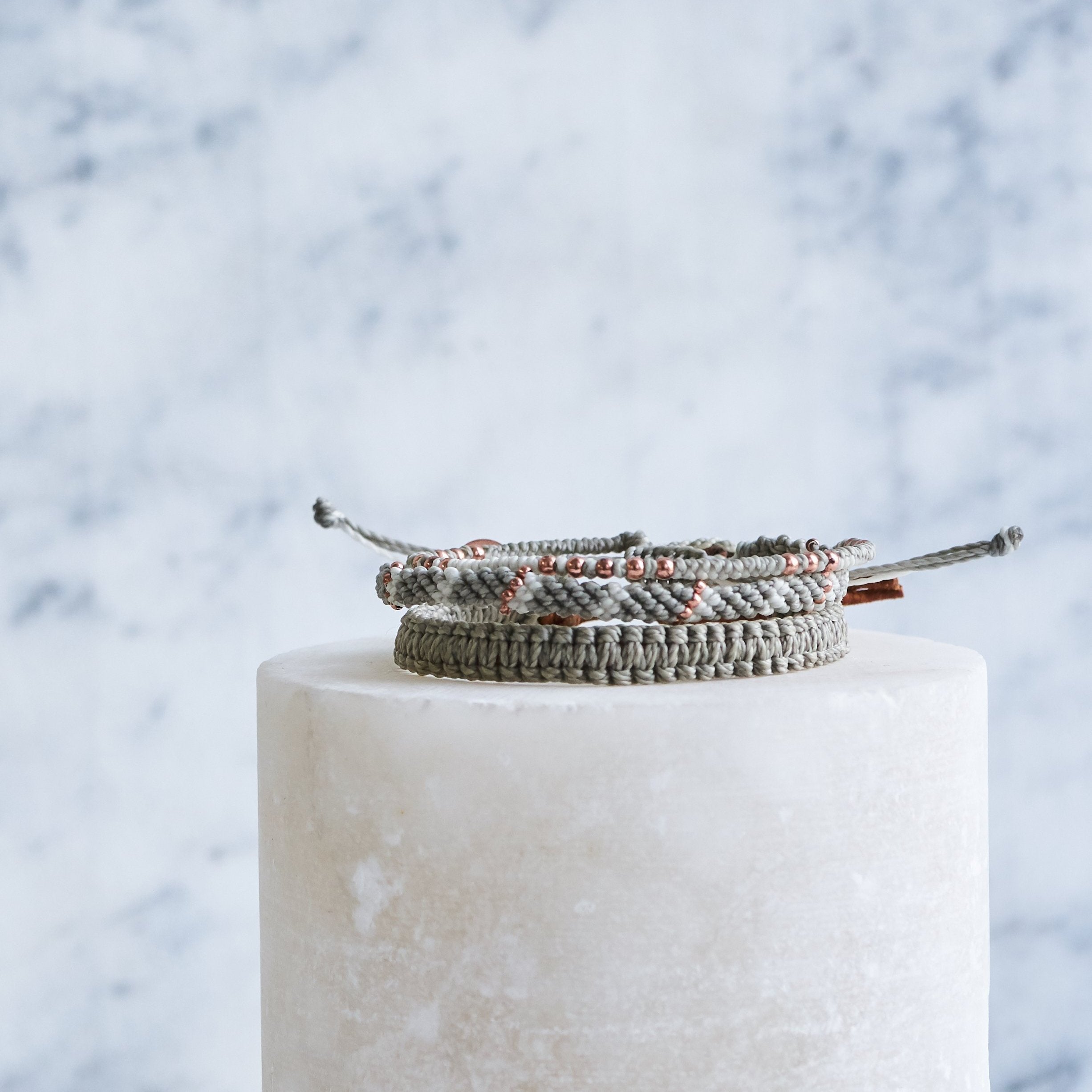 Th(E) Bead Bracelets
