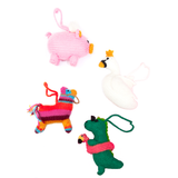 Party Animal Knit Ornaments