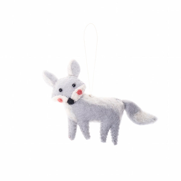 Arctic Fox Animal Ornament