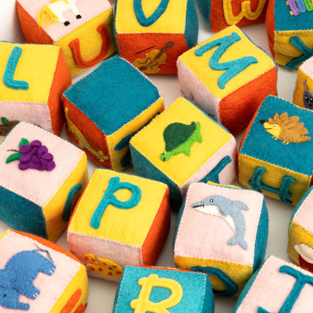 Felt Alphabet Blocks