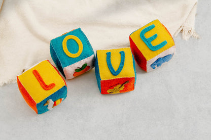 Felt Alphabet Blocks