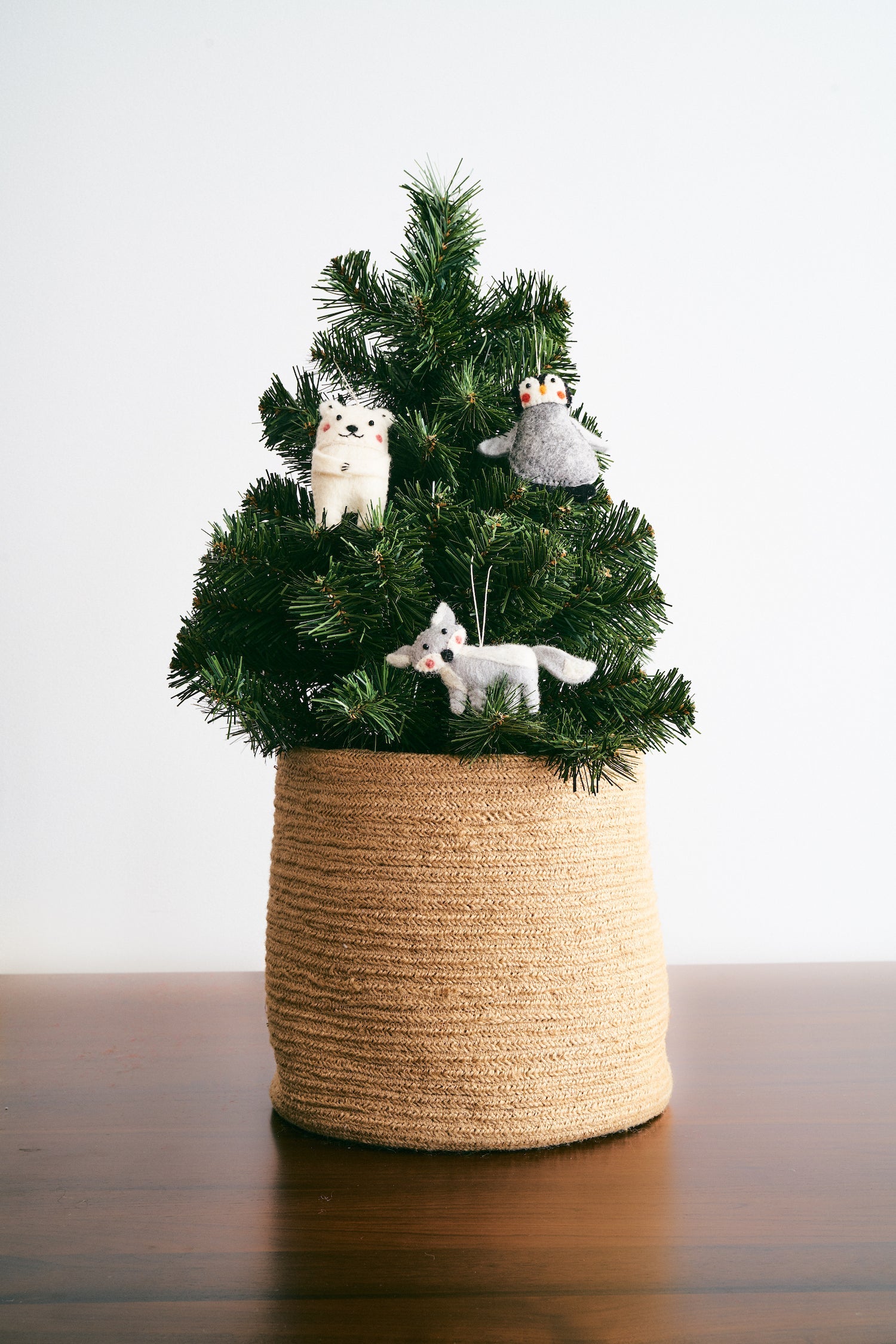 Arctic Fox Animal Ornament