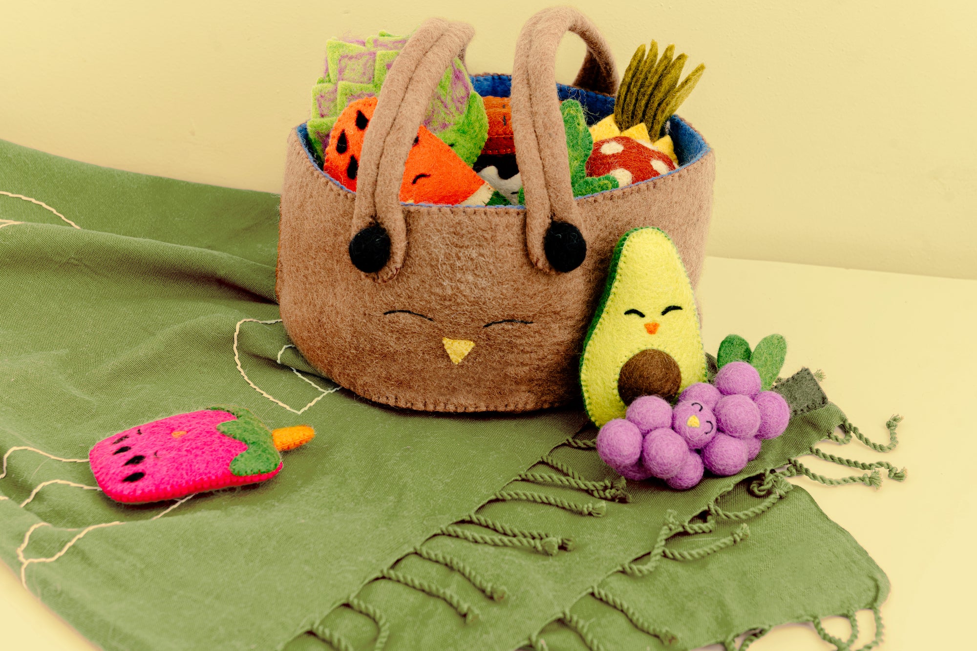 Felt Food Toys & Picnic Basket