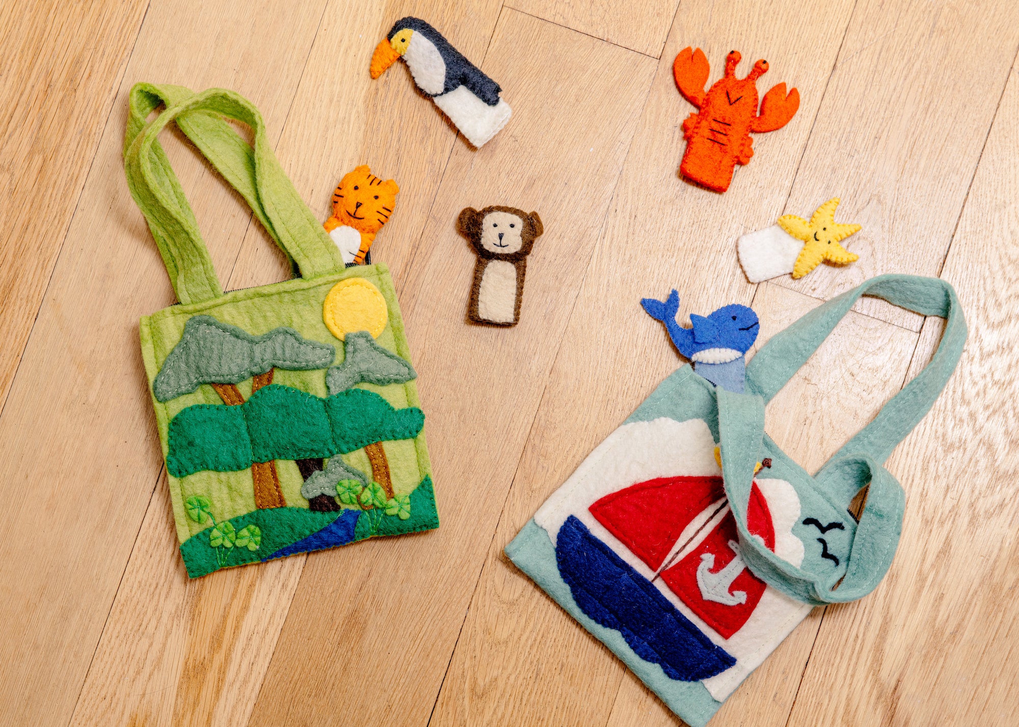 Rainforest Puppet Bag