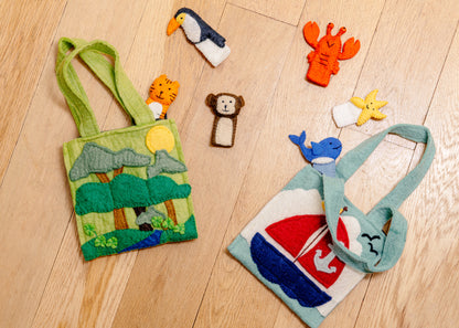 Rainforest Puppet Bag