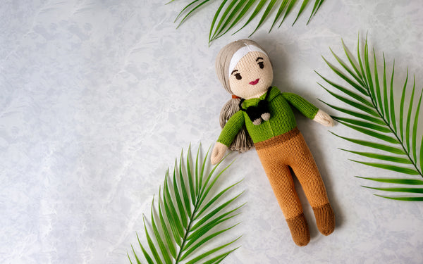 Knit Jane Goodall Doll