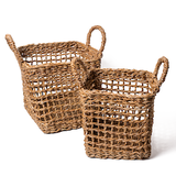 Net Design Baskets, Set of 2