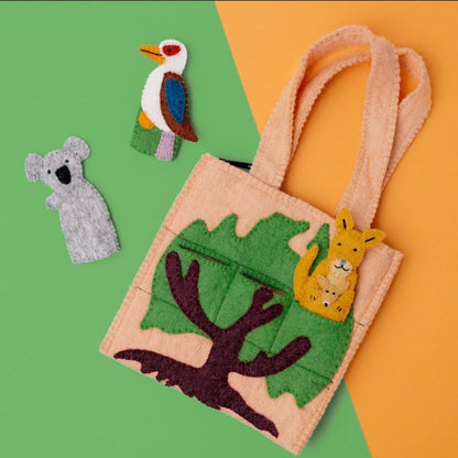 Felt Australia Puppet Bag