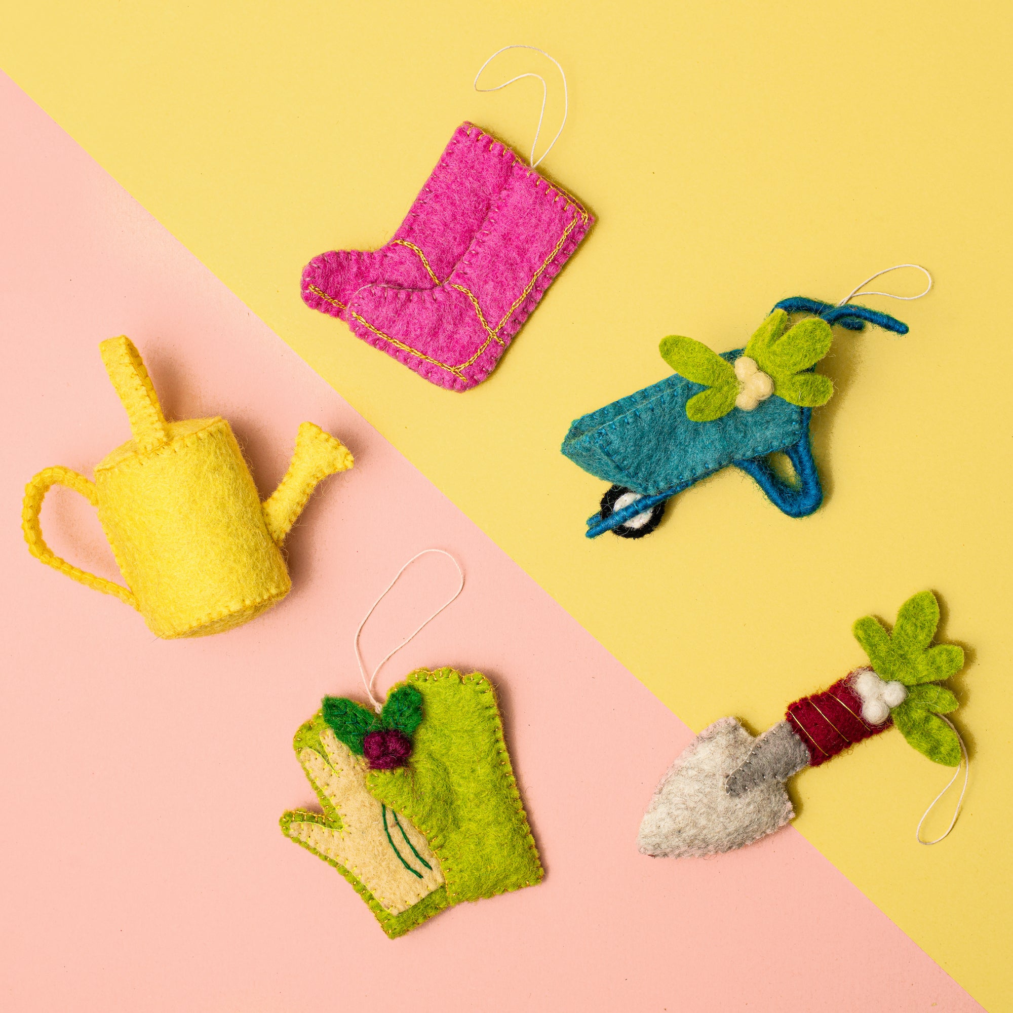 Felt Watering Can Ornament