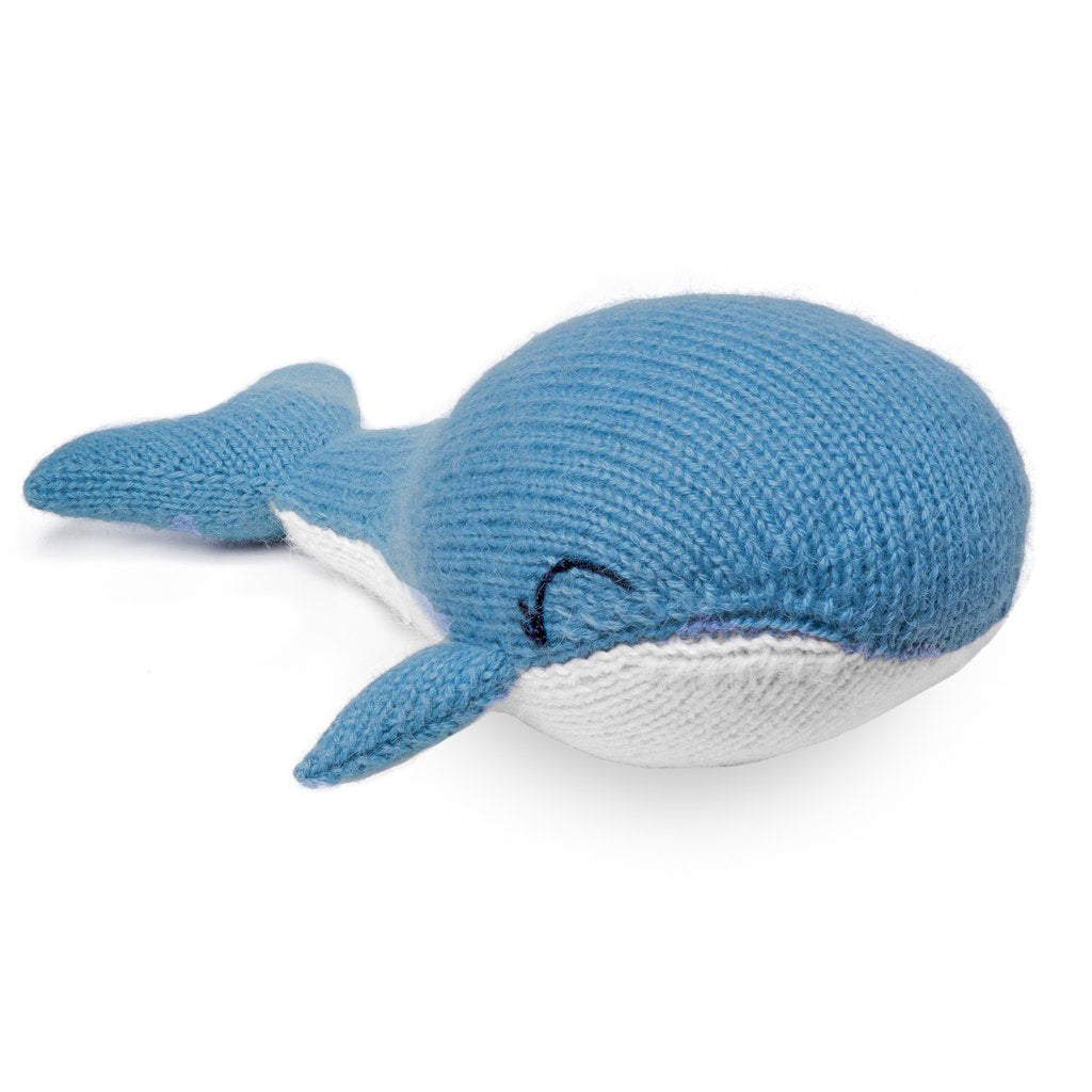 Knit Alpaca Stuffed Whale