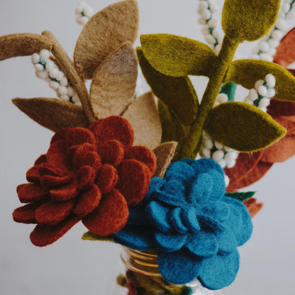Felt Zinnia