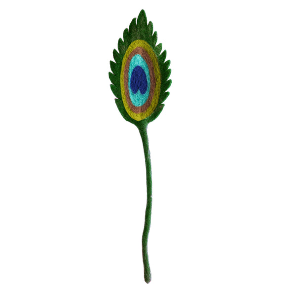 Felt Peacock Leaf