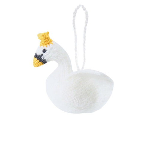 Swan Queen Knit Ornament