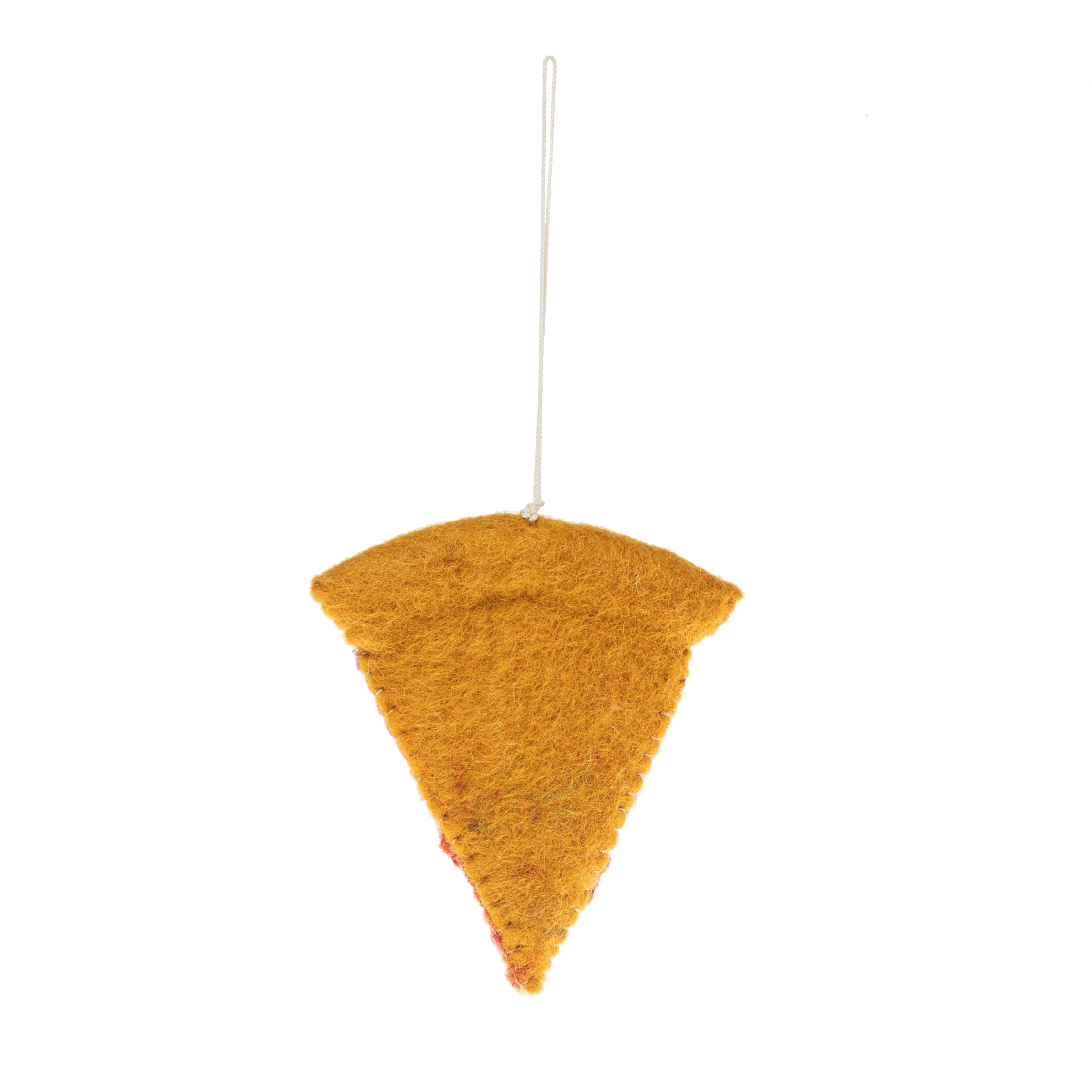 Felt Pizza Ornament